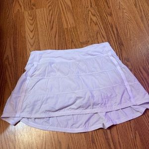 White lululemon Pace Rival Skirt